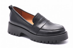 Mokasyny NESSI 21077 Czarne lico