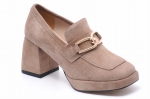 Mokasyny KARINO 4252 Beż / Welur 
