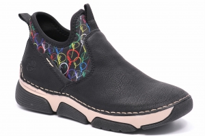 Botki Rieker 45957-00 Czarne