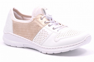 Sneakersy RIEKER L3254-80 Białe