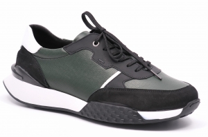 Półbuty KRISBUT 5701-2-5 Zielono / Czarny 
