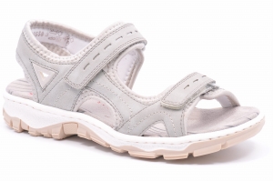 Sandały Rieker 68866-40 Szary 