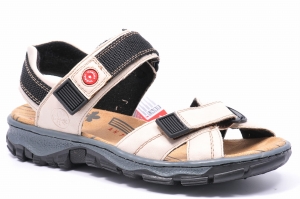 Sandały Rieker 68851-80 Beżowe