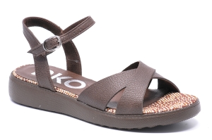 Sandały RYŁKO 1ID17_P2 Brązowe