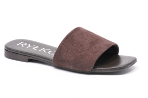 Klapki RYŁKO 0AGH2_V Brązowe