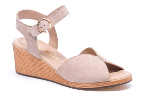 Sandały RYŁKO 4RG39_W Beżowe