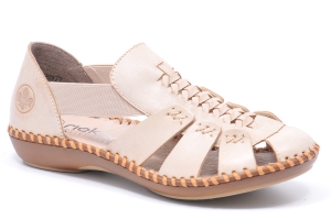 Półbuty RIEKER M1679-60 Beż