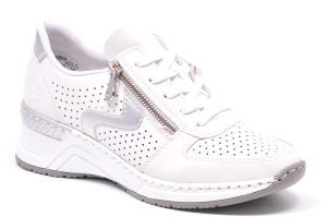 Sneakersy RIEKER N4340-80 Białe
