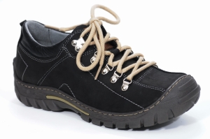 Półbut Nagaba 455 Czarny Nubuk